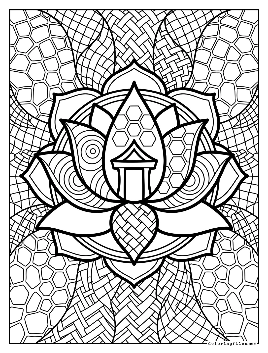 Sacred Sanctuary Lotus Art