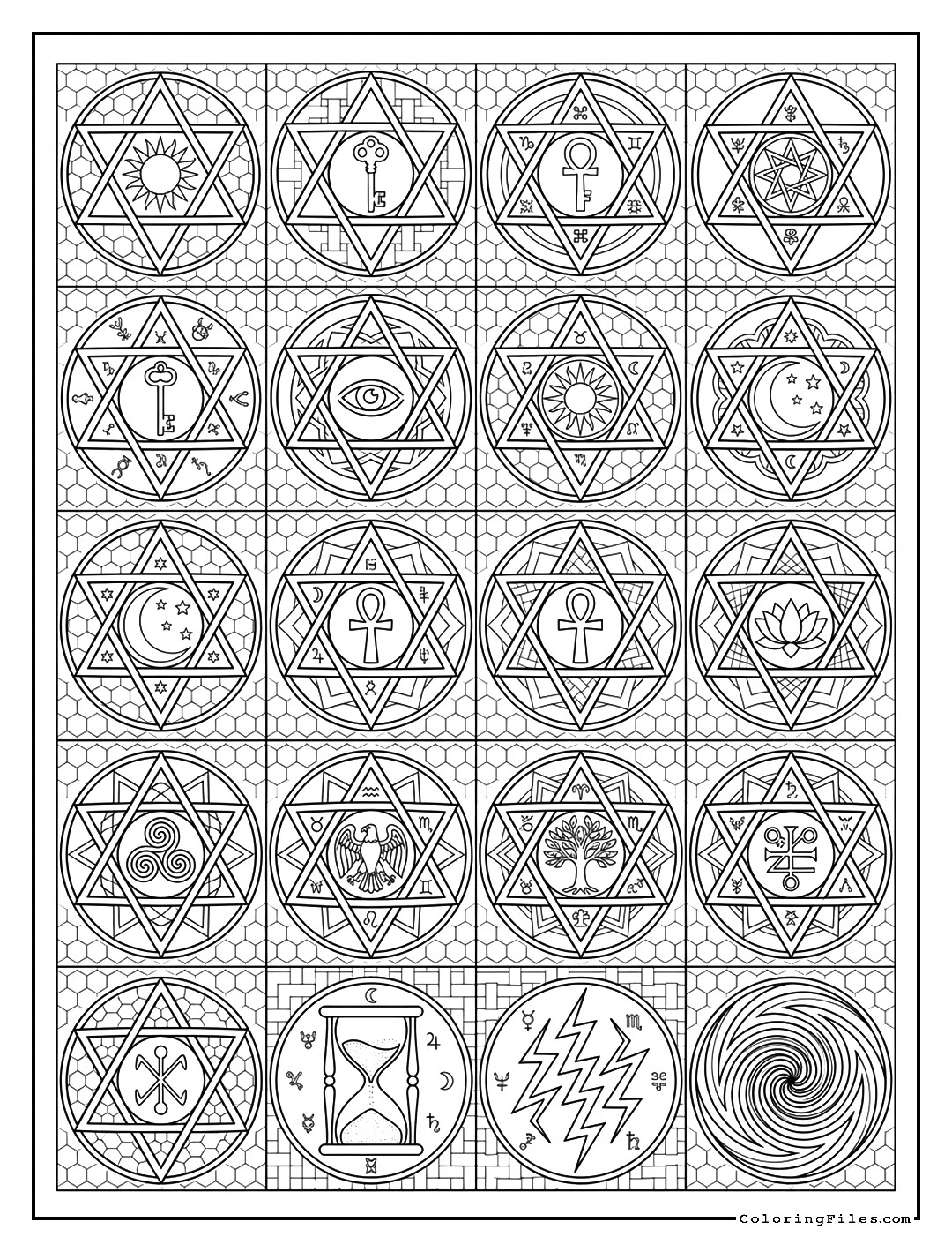 Mystic Zodiac Wheel
