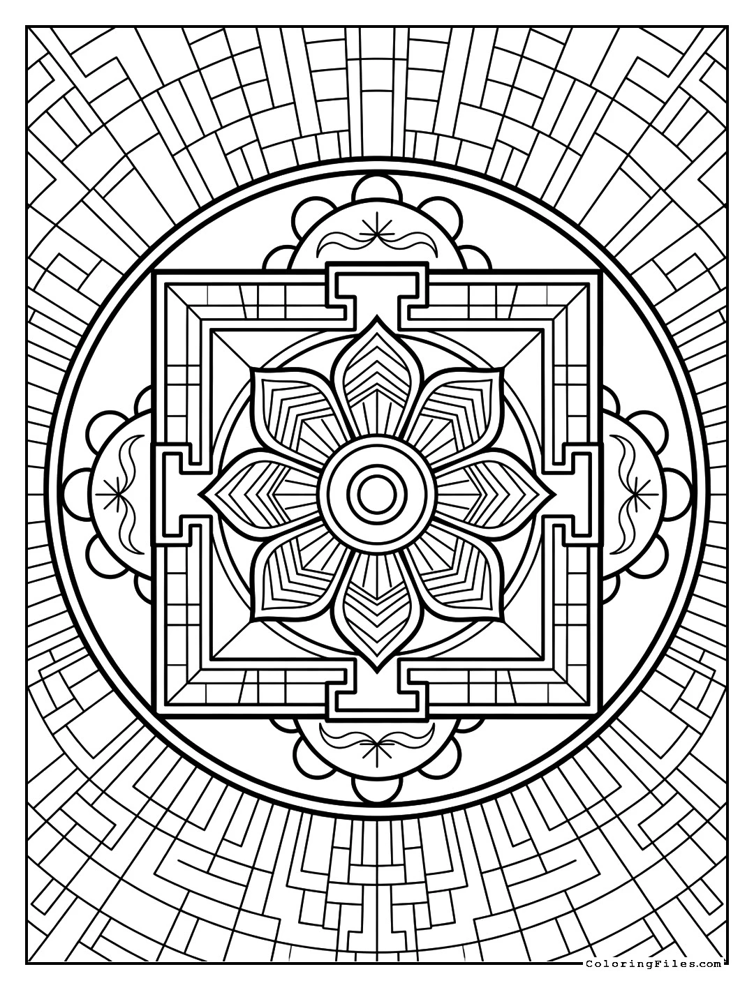 Cosmic Palace Mandala