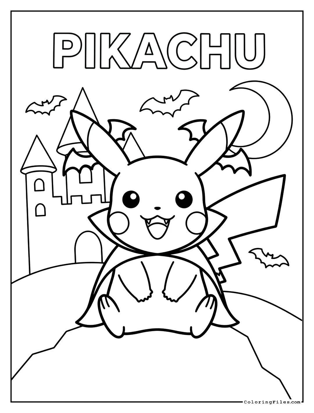 Vampire Halloween Pikachu