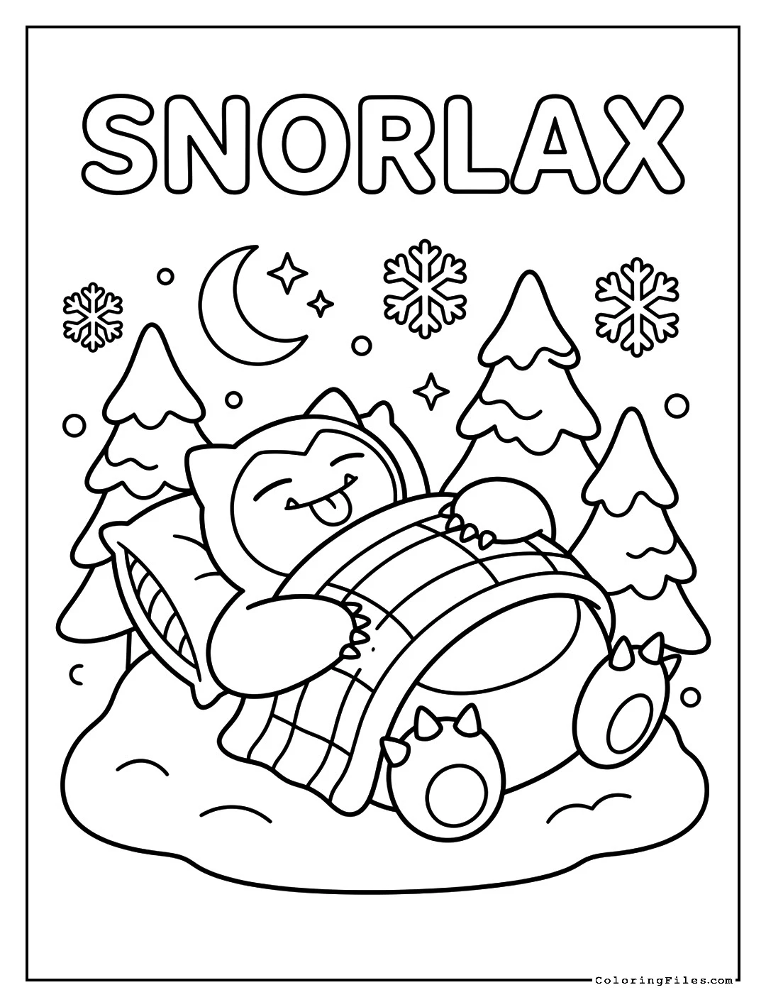 Snorlax Winter Sleepy Fest