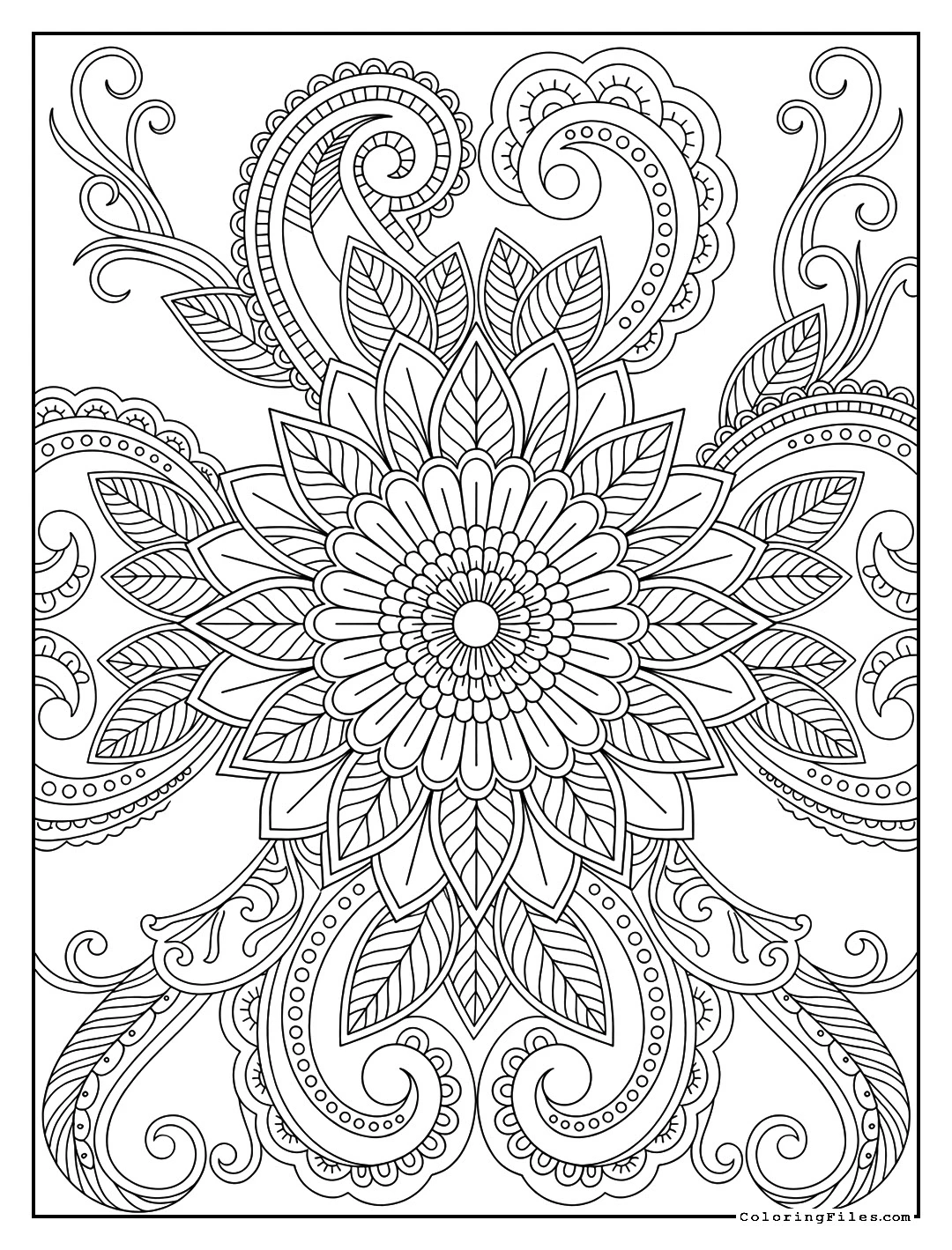 Ultimate Dreamy Floral Mandala