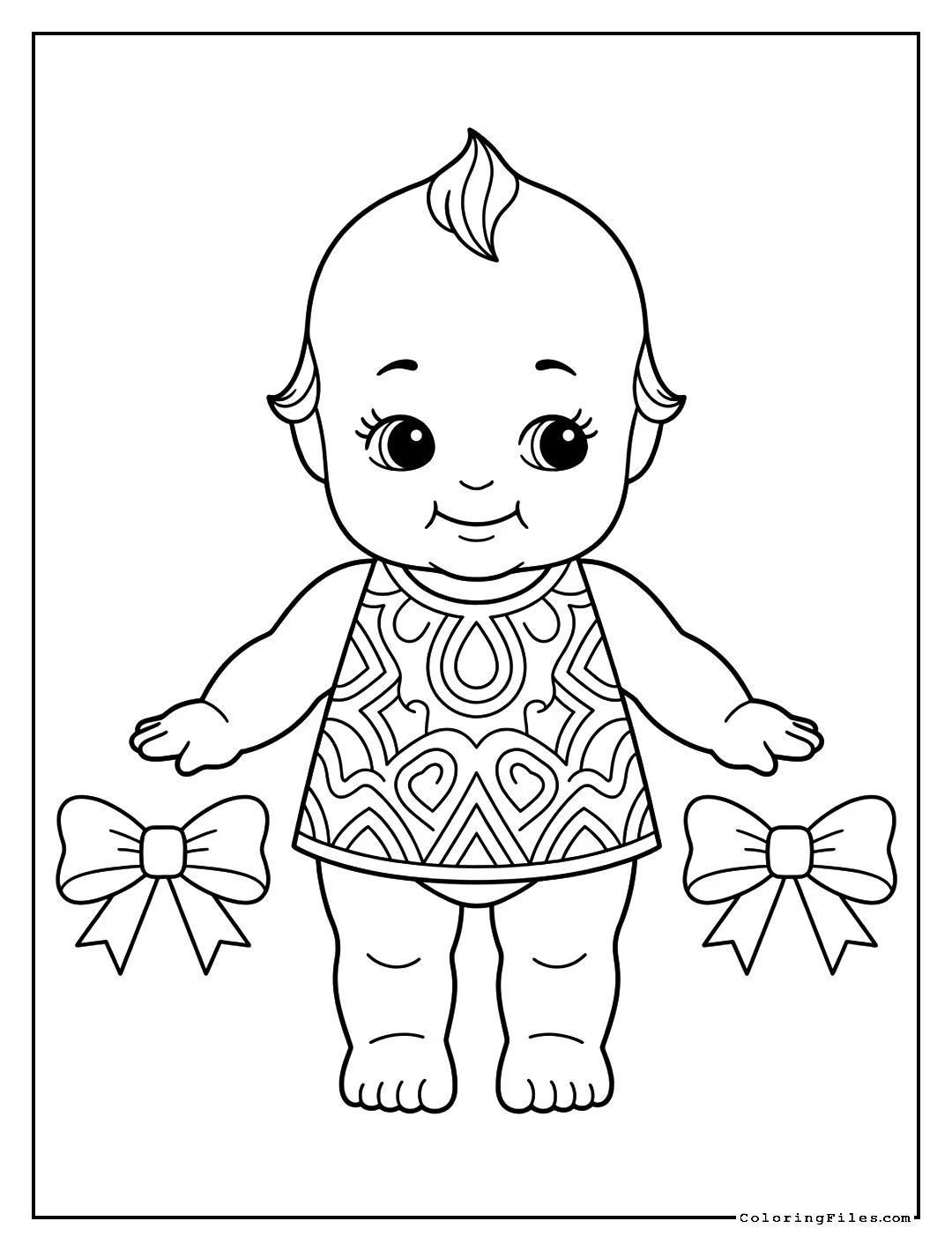 Kewpie Style Doll