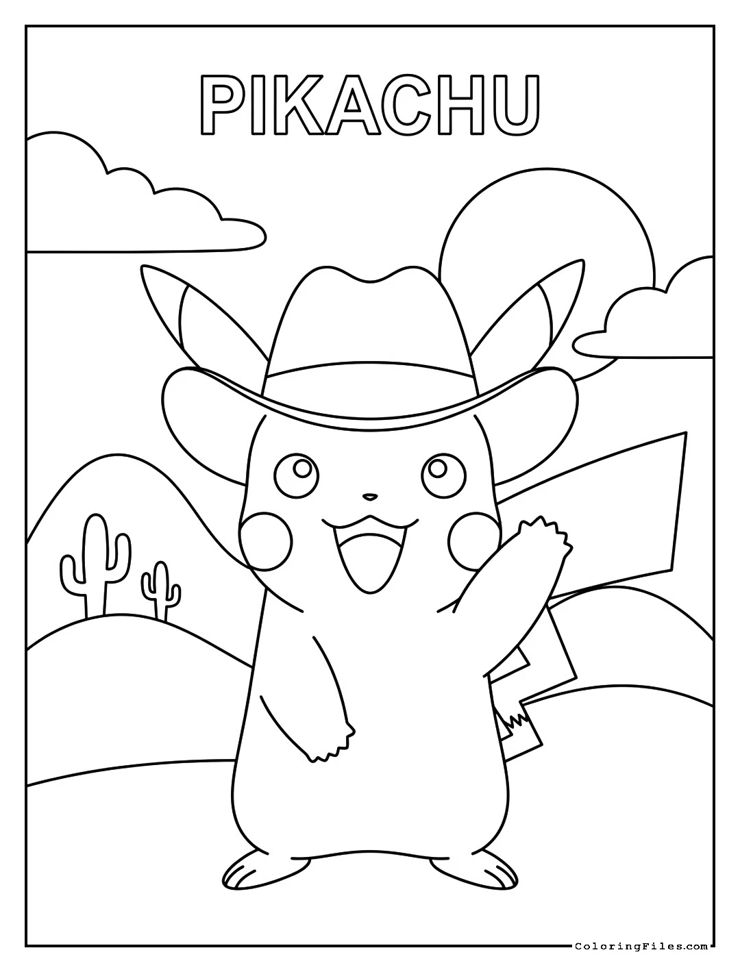 Cowboy Hat Pikachu