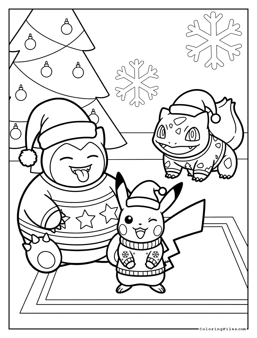 Winter Holiday Party Pokemon
