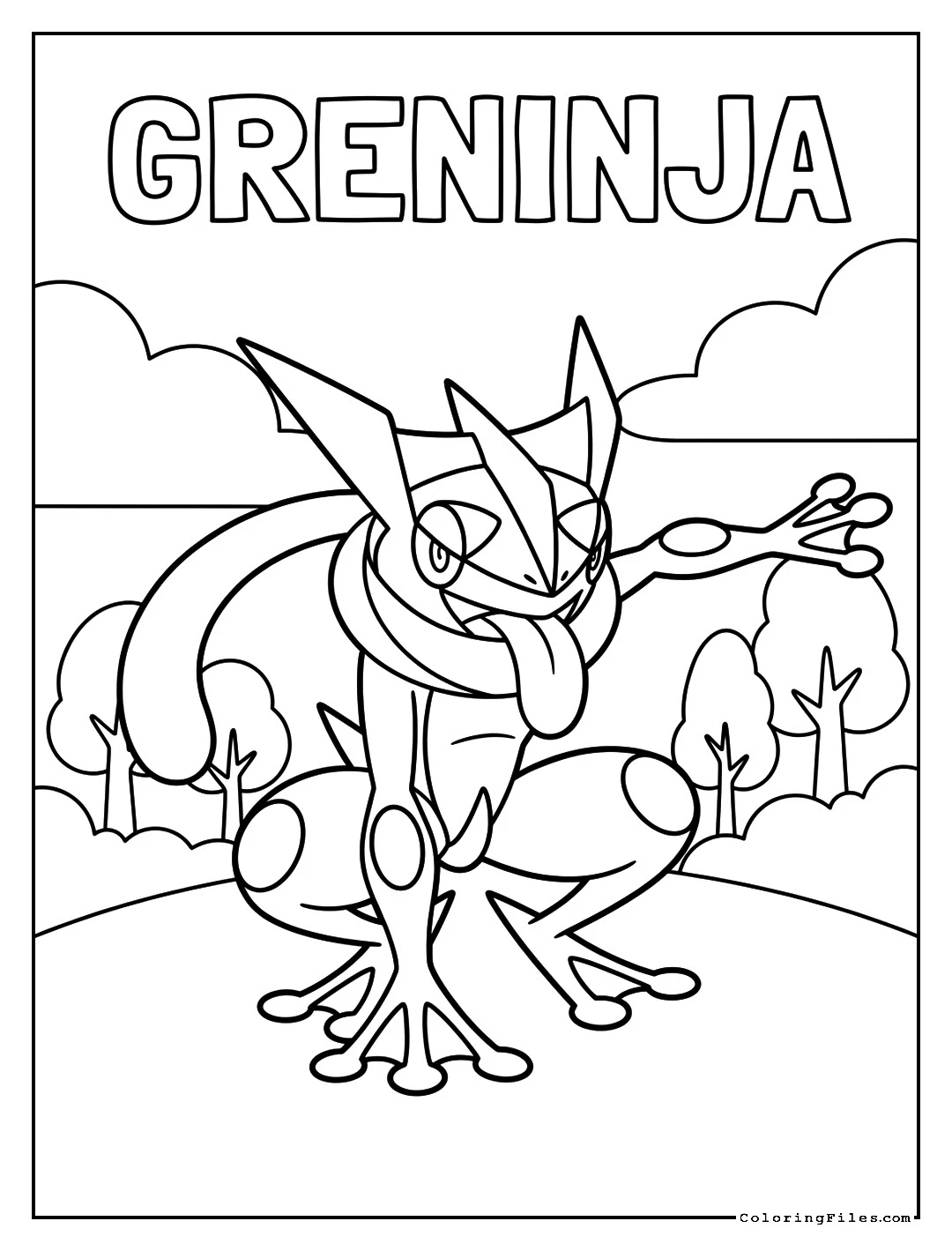 Greninja Ninja Pose