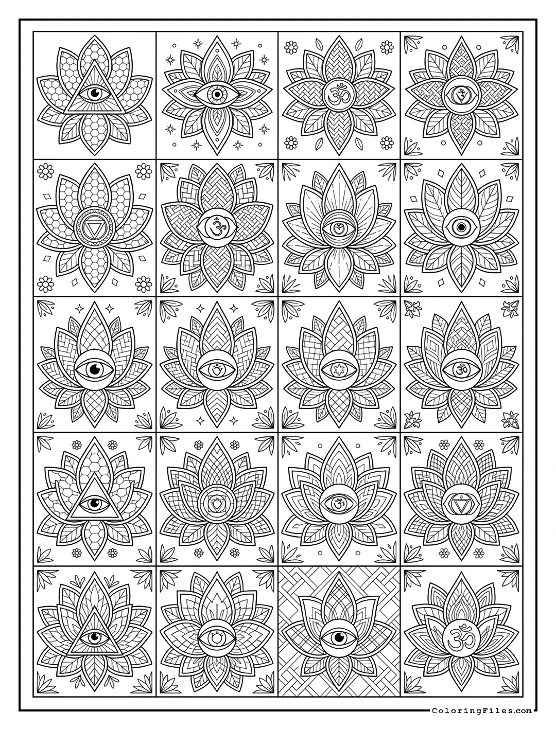 Third Eye Awakening Lotus