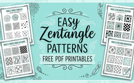 Easy Zentangle Patterns