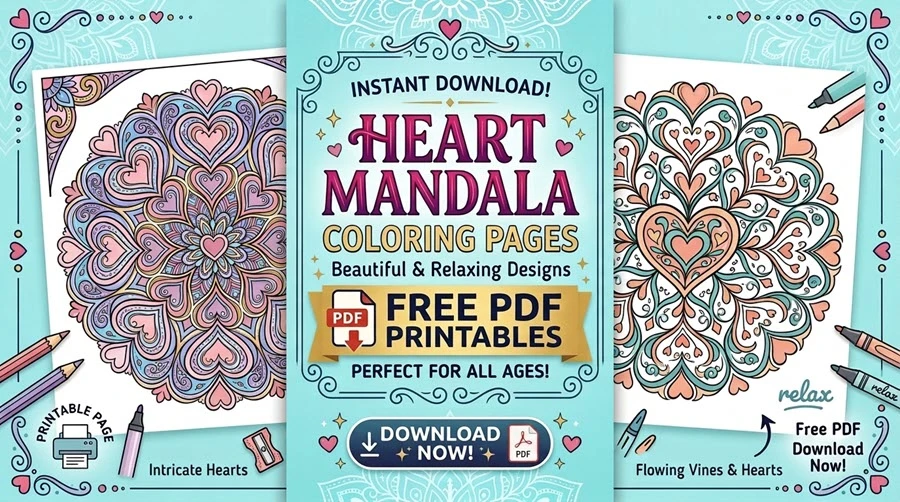 Heart Mandalas