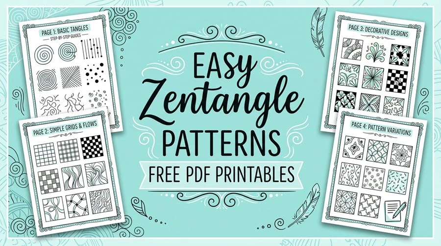 Easy Zentangle Patterns