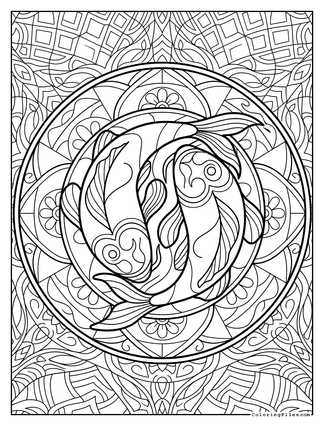 Pisces Two Fish Eternal Dance