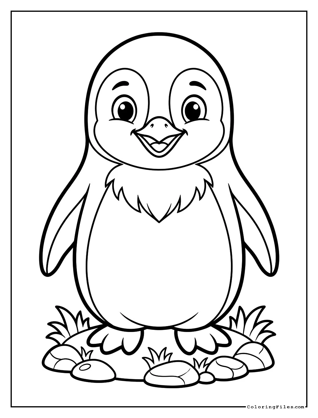 Penguin - Animal Coloring Pages ( Free PDF Printables)