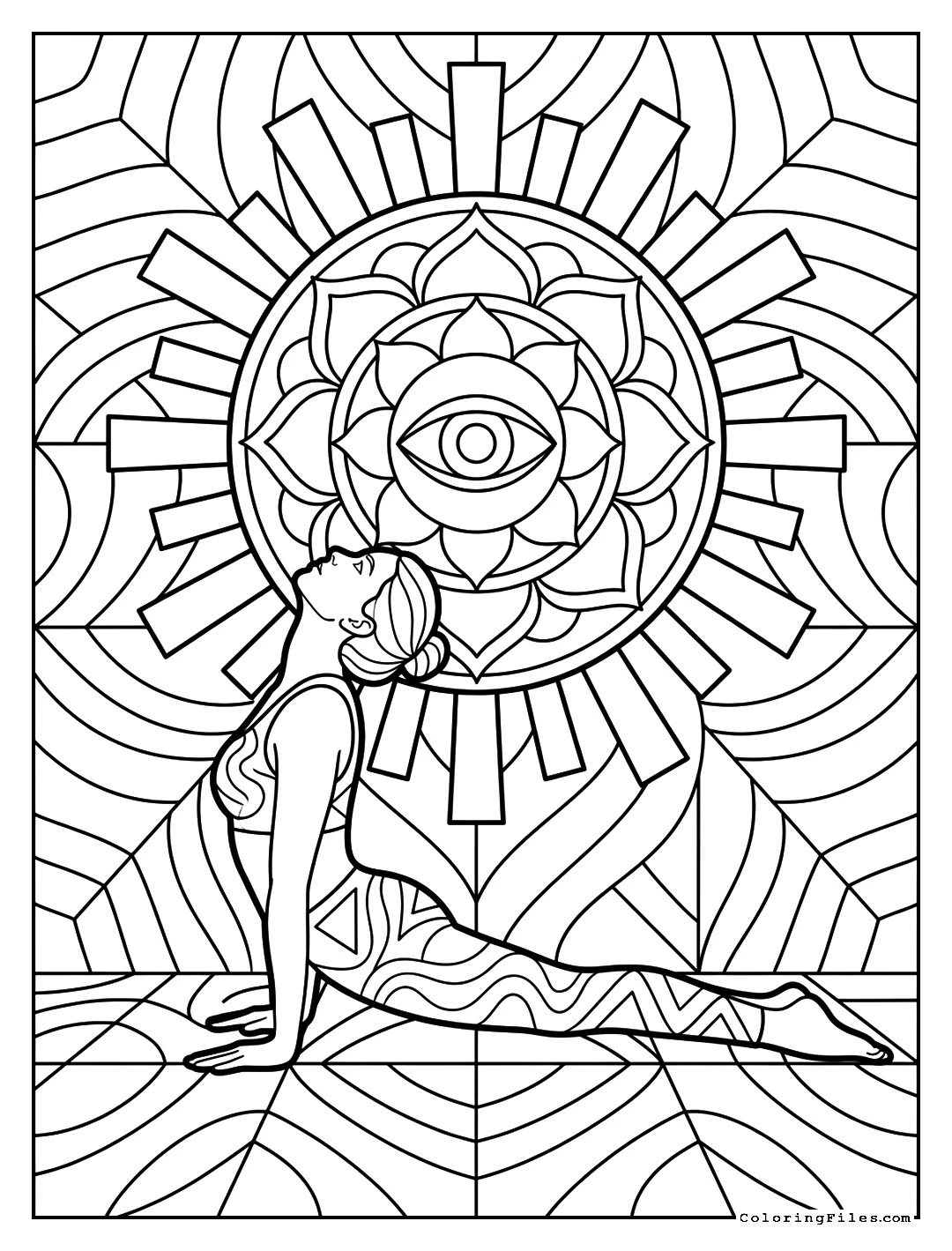 Upward Dog Solar Radiance