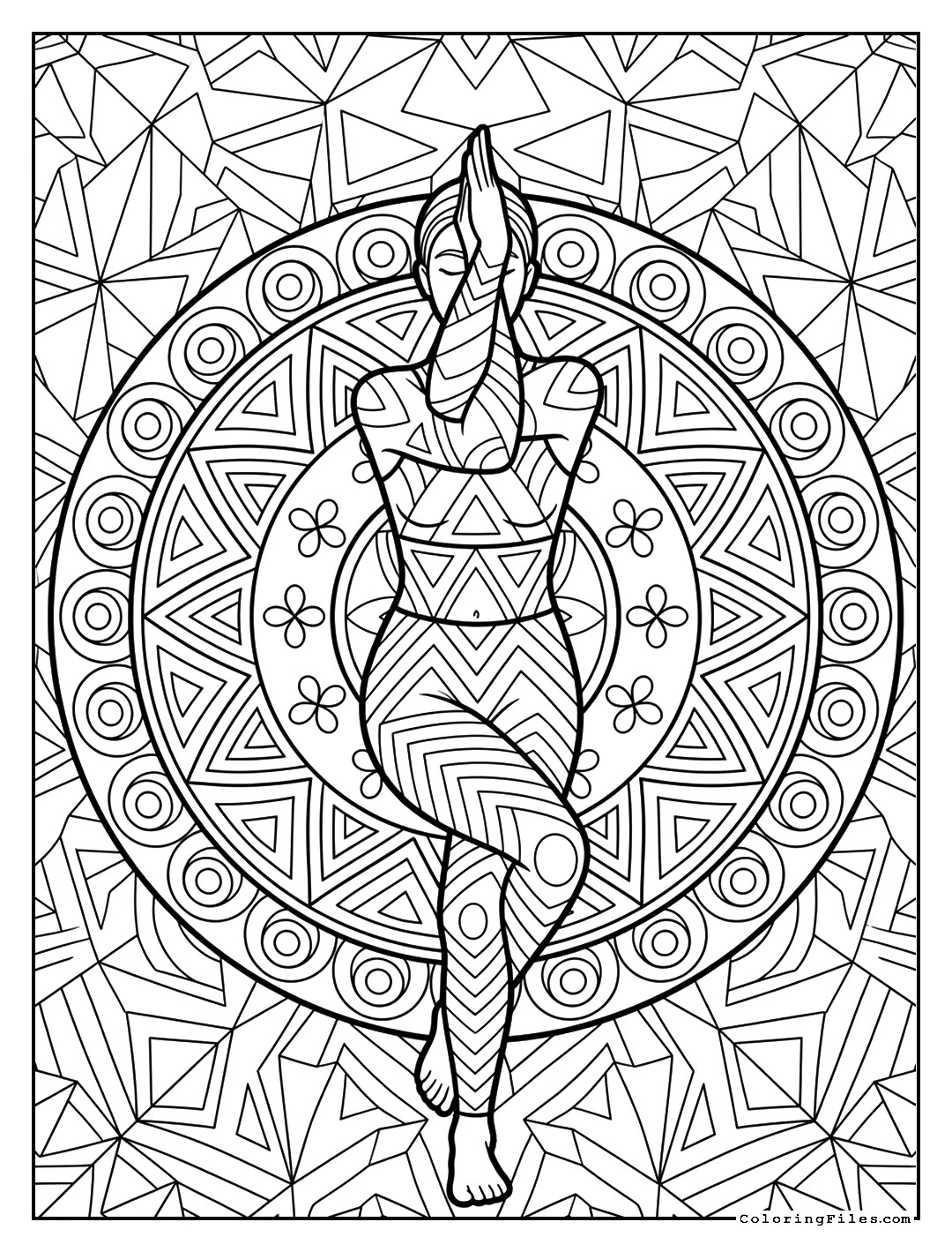 Eagle Pose Focused Bind
