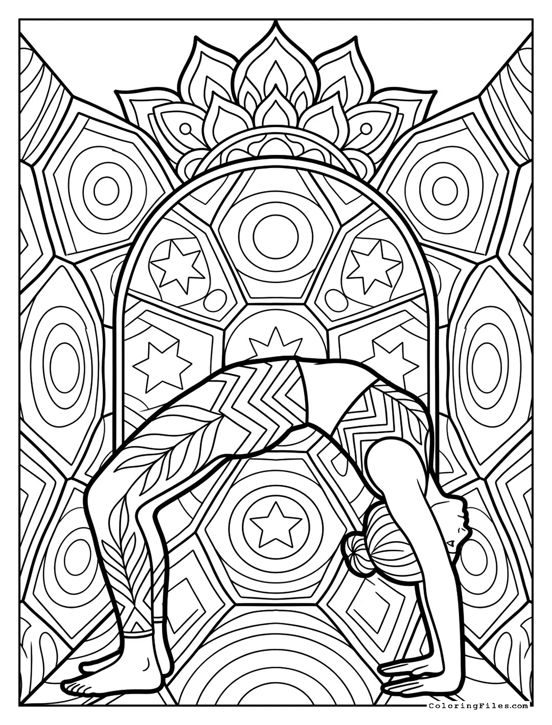 Bridge Pose Cosmic Arch