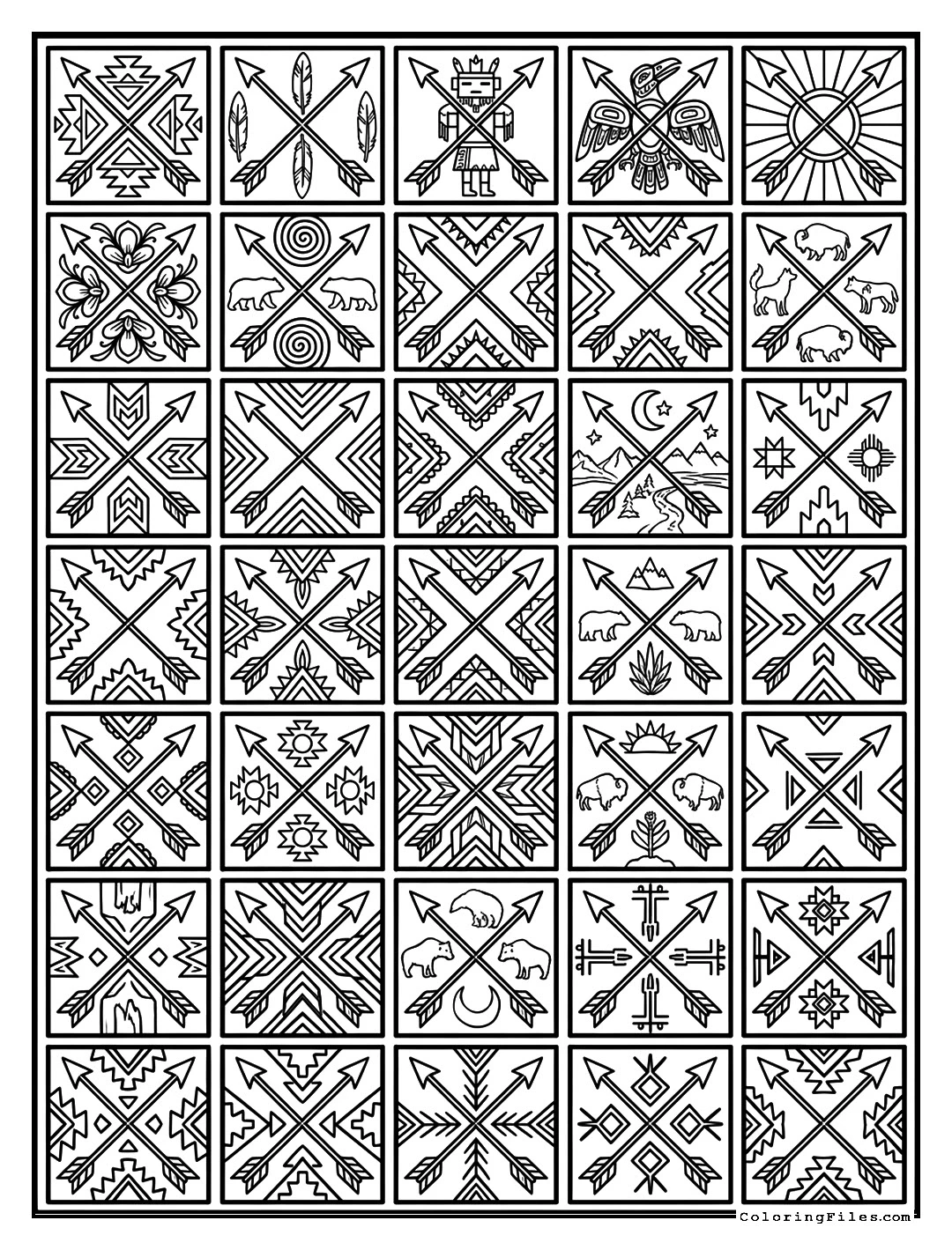Crossed Arrows of Peace