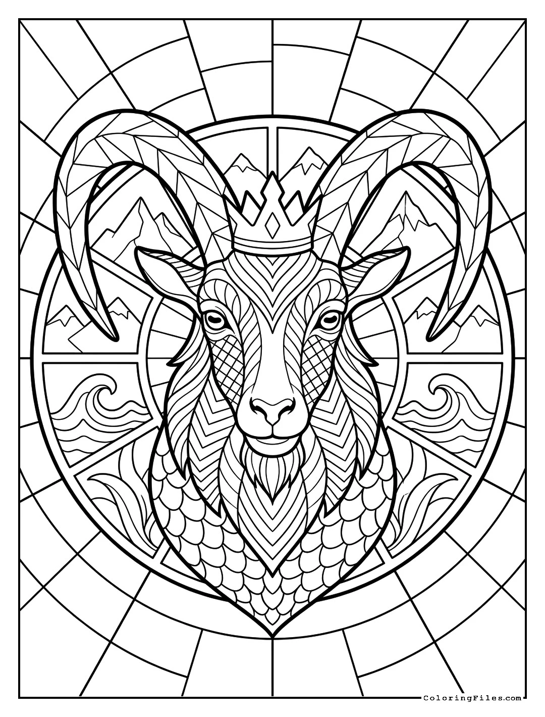 The Mountain King Capricorn Wheel