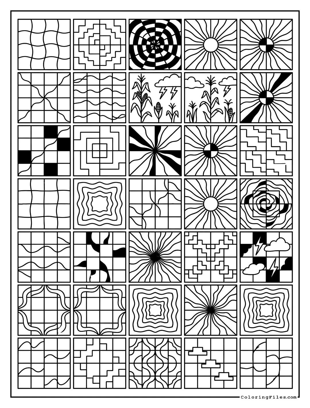 Zuni Checkerboard Wave