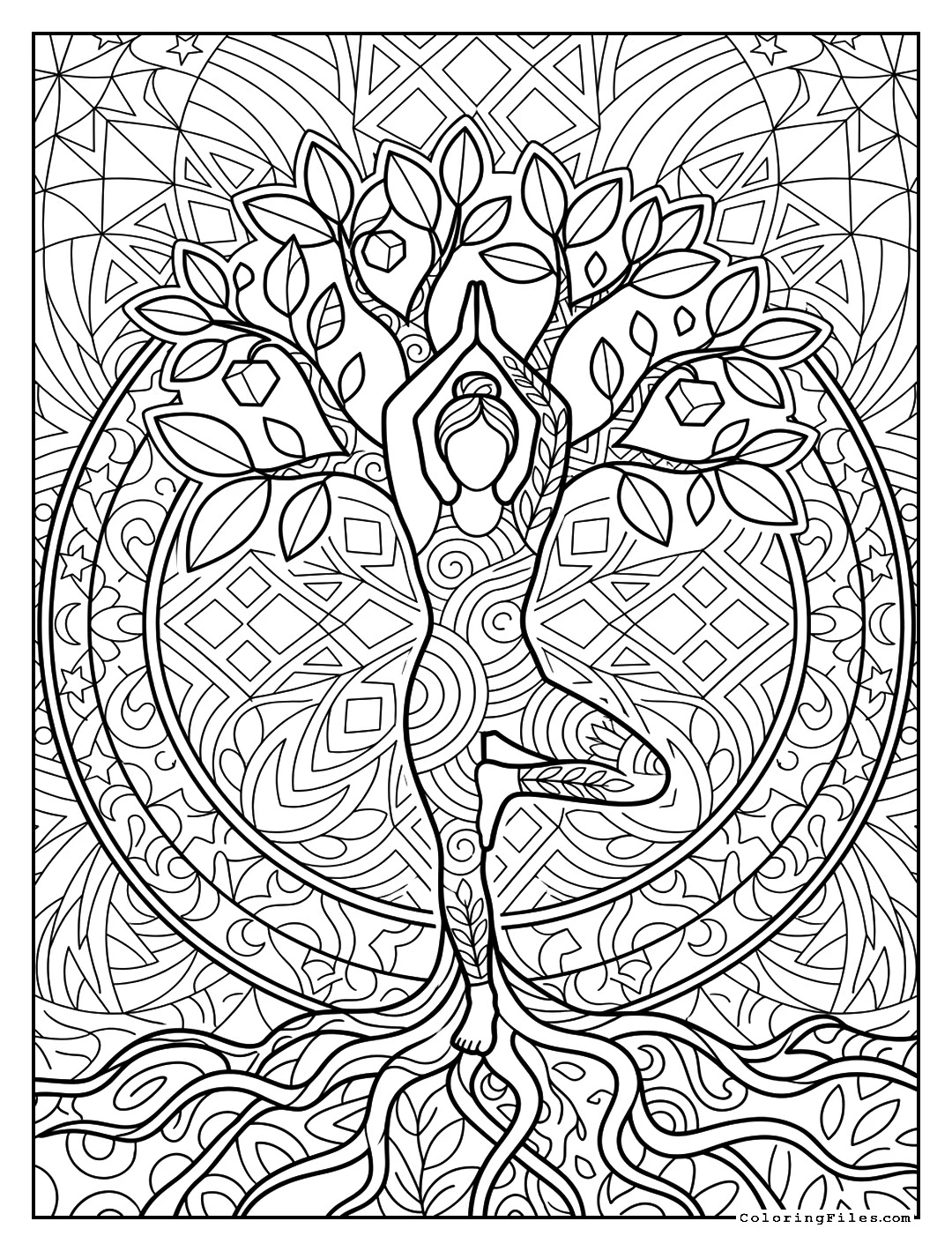 Tree Pose Rooted Growth