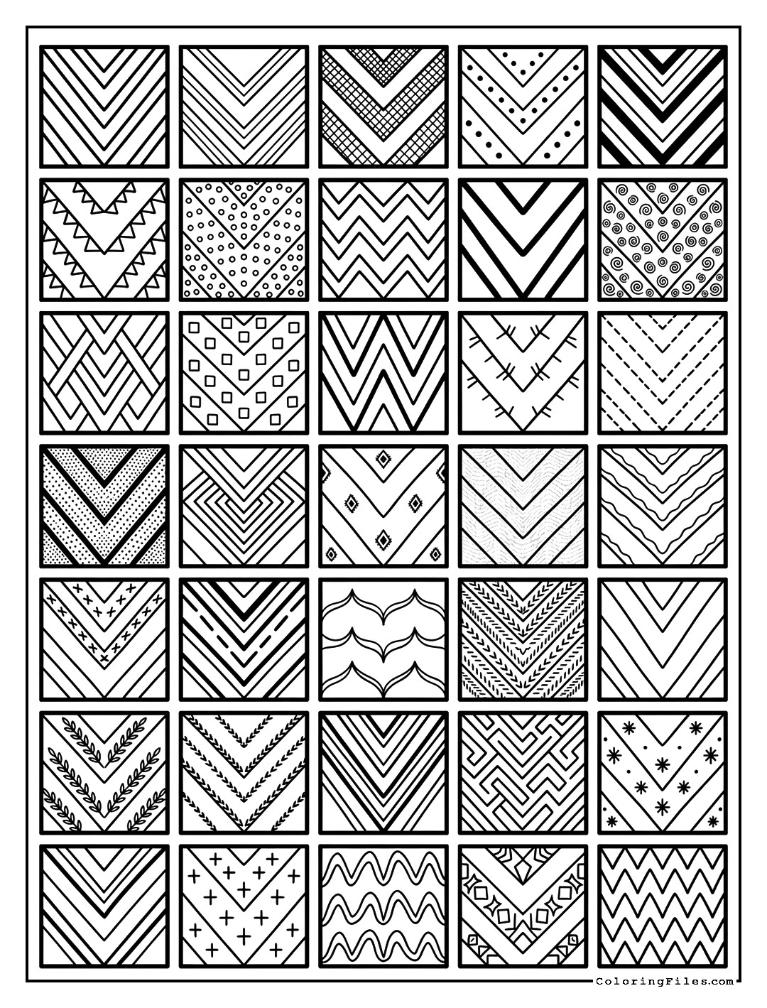 Southwest Chevron Border