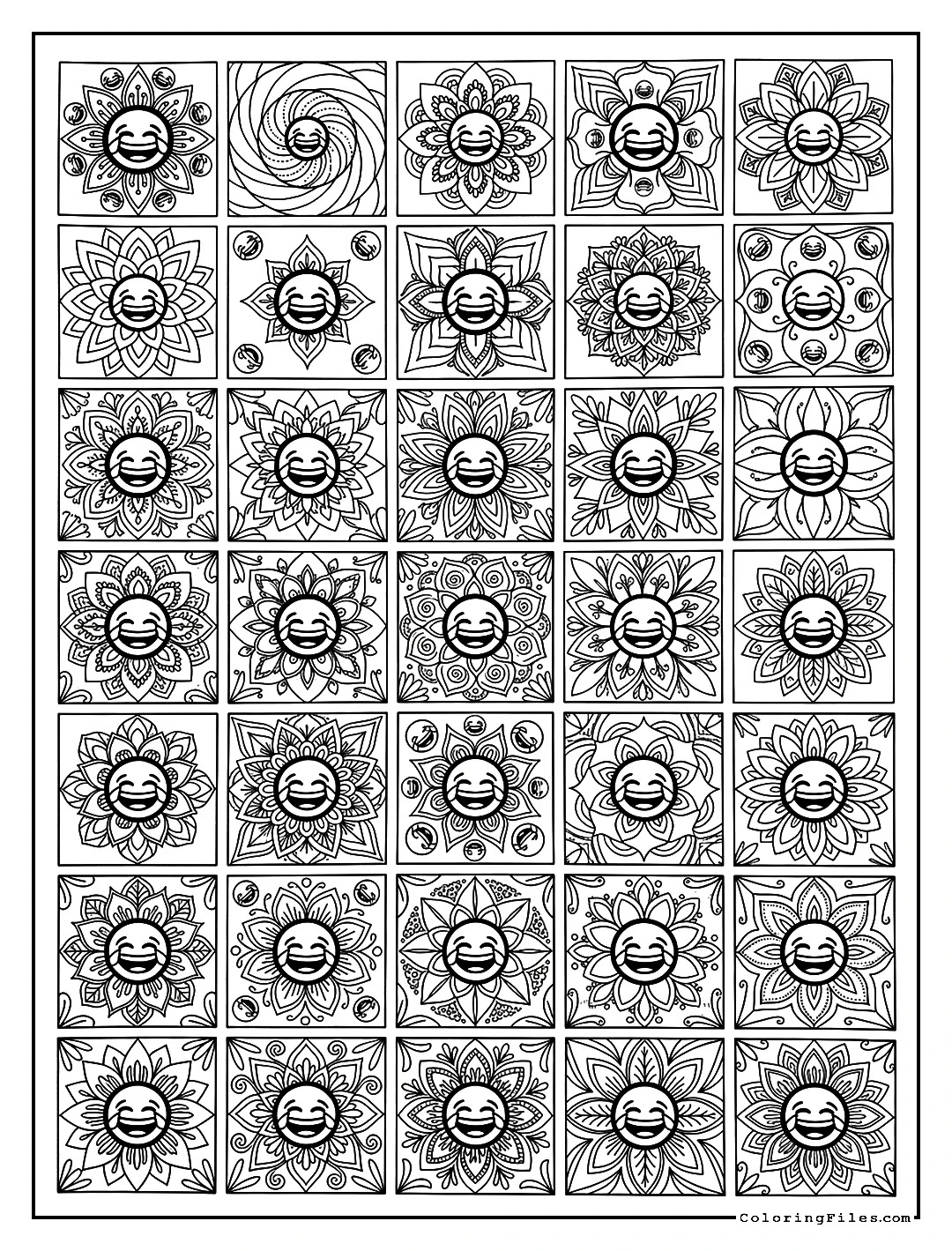 Tears of Joy Laughing Mandala