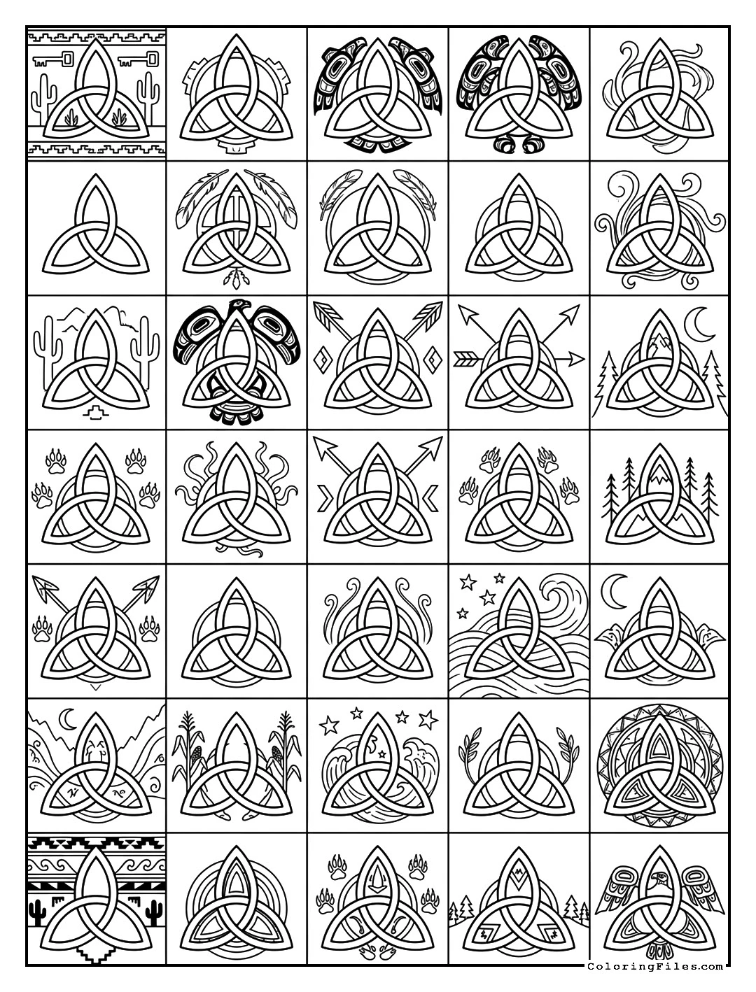 Triquetra Tribal Flow