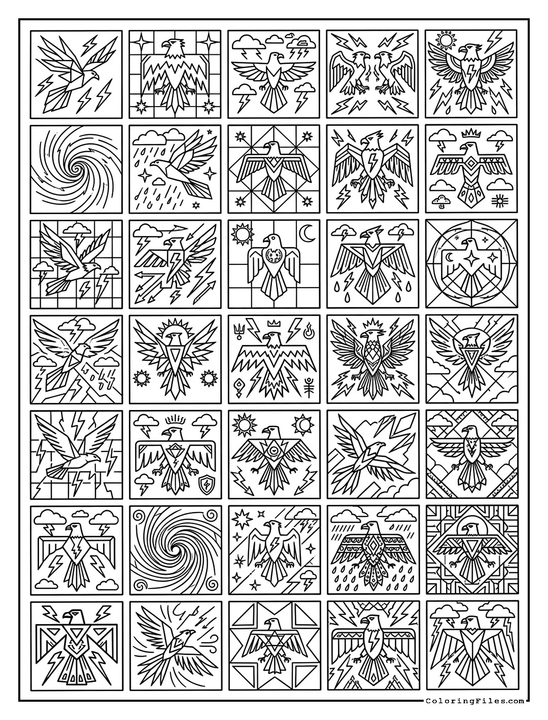 Thunderbird Sky Grid
