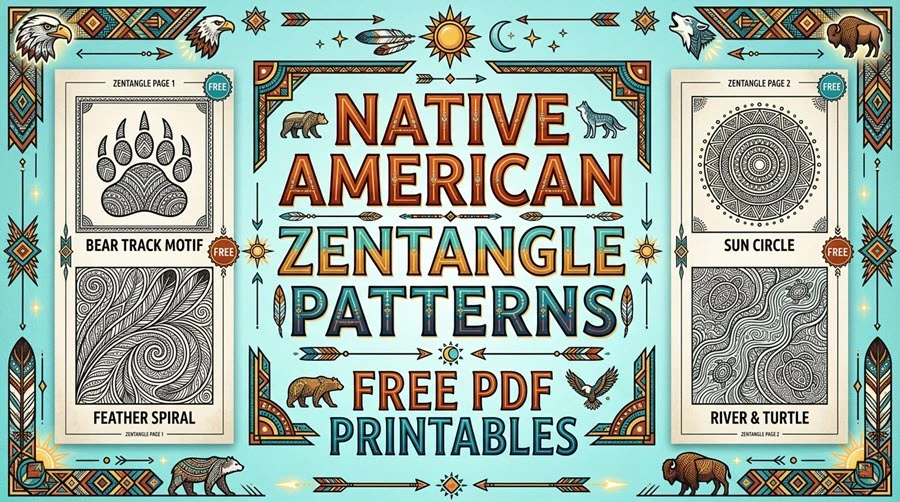 Native American Zentangle