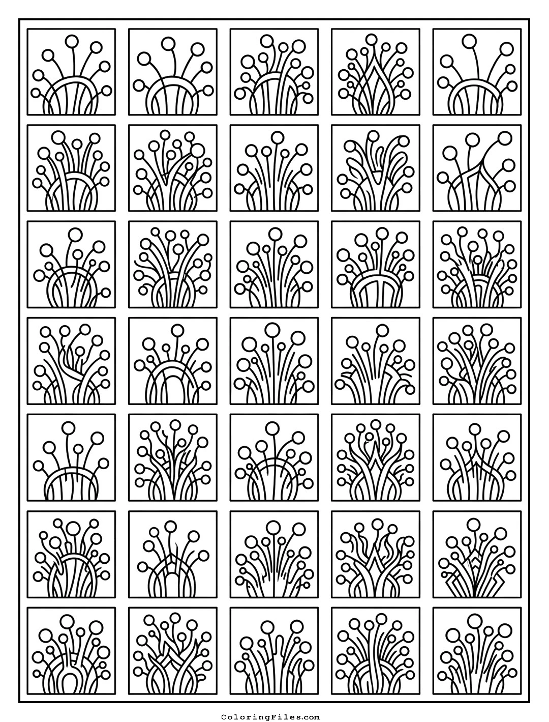 Zinger Sprouts coloring page