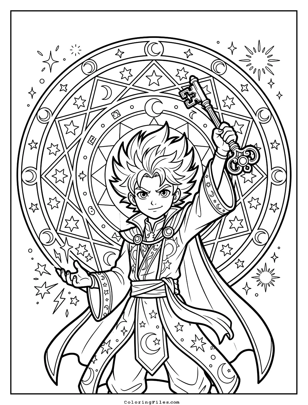 The Ultimate Celestial Spirit Gate coloring page - Anime Hero Coloring Pages (Free PDFs / Online)