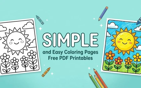 Simple Coloring Pages