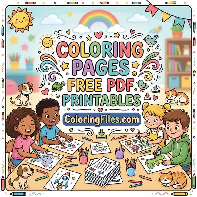 Coloring Pages For Kids Coloringfiles.com